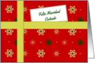 Feliz Navidad - For Brother-in-law Spanish language Christmas parcel card