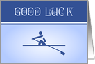 Rowing good luck blue card