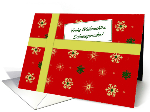 Frohe Weihnachten - For Son-in-law German language... (1324818)