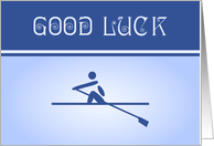 Rowing good luck blue card