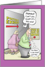 Anniversary humor, Push in case of Annoyance Button for Husband card