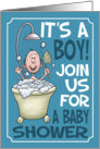 Baby Shower Invitation, Its a Boy! card