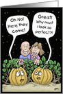 Halloween Greetings, Perfect Pumpkin Perspective card