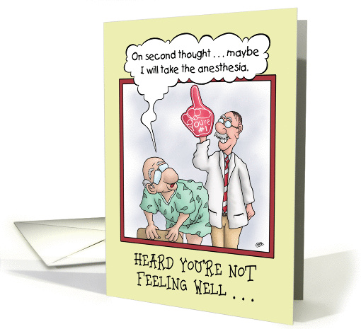 Funny Get Well Cards: On Second Thought card (1302600)