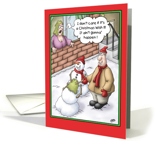Cartoon Christmas Card: The Wish card (1338846)