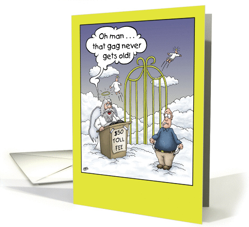 Funny Birthday Card: The Toll card (1354700)