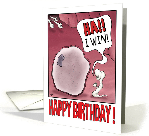 Humorous Sperm Donor Birthday card (1356644)