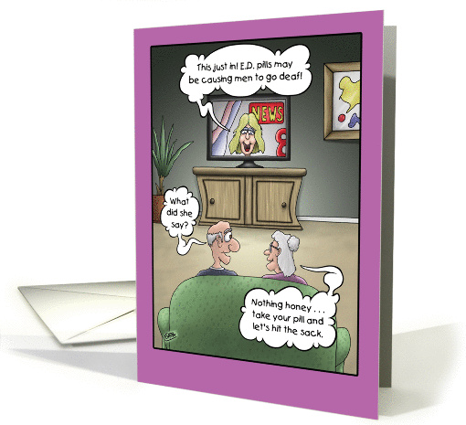 Funny Anniversary Cards: Hard of Hearing card (1358930)