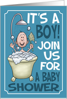 Baby Shower Invitation, Its a Boy! card
