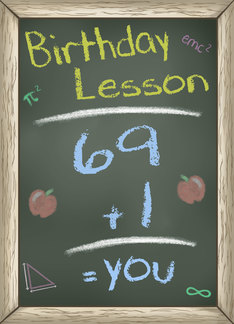 Chalk Board Birthday...