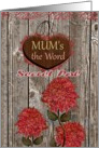 Mum’s the word Secret Pal card