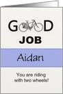 Congratulations! You are riding a bike with two wheels, custom card