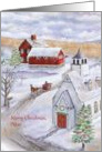 Sleigh Bells Ring in Winter Wonderland custom card