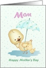 Mom, Happy Mother’s Day with Mother Duck, Baby Duck card