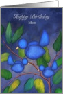 Happy Birthday Mom Blue Birds From All of Us card