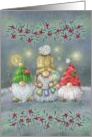 Joy from Christmas Gnomes in Snow Scene card