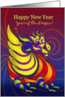 Chinese Happy New Year Year of the Dragon card