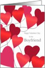 Happy Valentine’s Day to my Boyfriend with Heart Balloons card