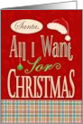 All I Want for Christmas is Youth Birthday on Christmas Typography card
