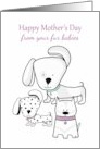 Happy Mother’s Day From Your Fur Babies card