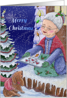Merry Christmas Cookies Winter Baking card