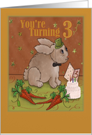 Turning Three card