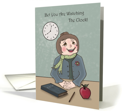 Card For Teacher Going Back To School card (1313984)