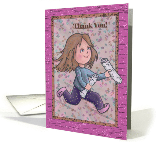 Thank You! For the Newspaper Girl card (1321968)