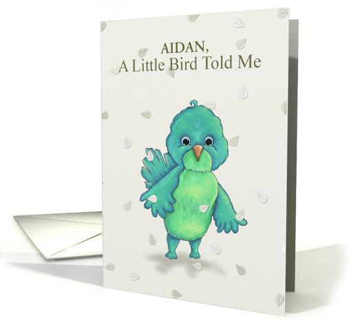 A little bird told me, it's your birthday card (1351454)