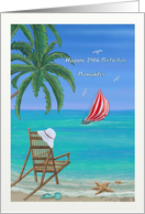 Happy 29th birthday daughter with beach scene card