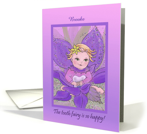 The tooth fairy is so happy! Adorable girl tooth fairy... (1380220)