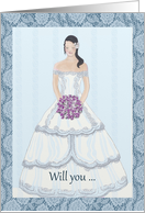 Will You Please Be In My Wedding? card