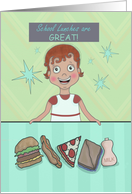 School lunches are great! Thank You Lunch Lady. card