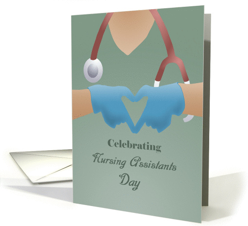 Celebrating Nursing Assistants Day with gloves, scrubs,... (1406676)