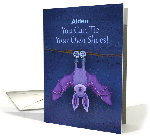 You Can Tie Your Own Shoes! With Bat Upside Down, Sneakers card