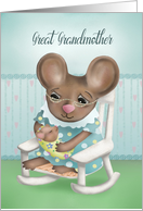 Great Grandmother Congratulations with Cute Mice card