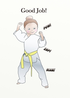 Good job! Karate...
