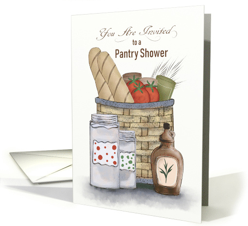 You are Invited to a Bridal Pantry Shower Invitation card (1563396)