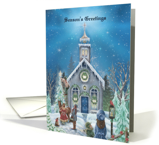 Gather Together this Victorian Winter Holiday Season with Church card