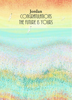 Congratulations Graduate, the Future is Yours, Custom Ocean Scene