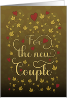 Gift for You Wedding Day for the New Bride and Groom Couple card