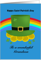 Happy St Patrick's Day To My Wonderful Grandson