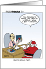 Santa Claus Skills Test card