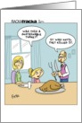 Happy Thanksgiving-Sustainable Turkey- Humor card