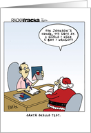 Santa Claus Skills Test card