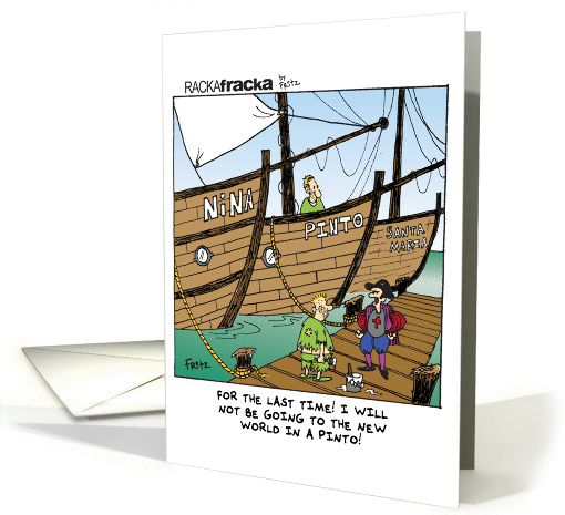 Columbus Day - The Nina, Pinto, and Santa Maria card (1312800)