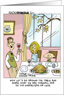 Thanksgiving Toast at 140 characters card