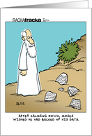 Moses and the Ten Commandments - Needs back up card