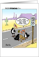 Happy Anniversary - Humor - Roadkill card