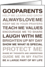 For Godparents - Will you be my Godparents? - From Godchild card